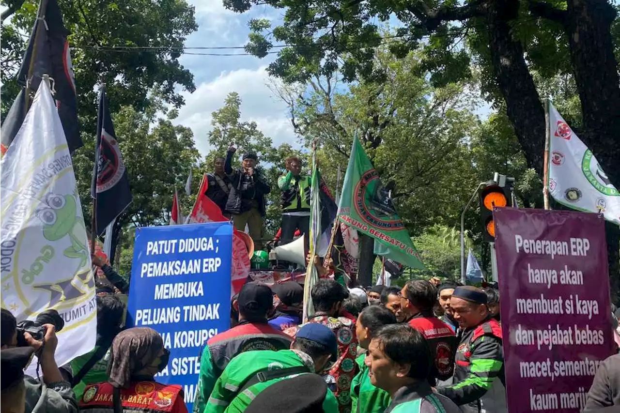 Persatuan Ojol Demo Tolak ERP: Tuntut Kadis Perhubungan DKI Dicopot