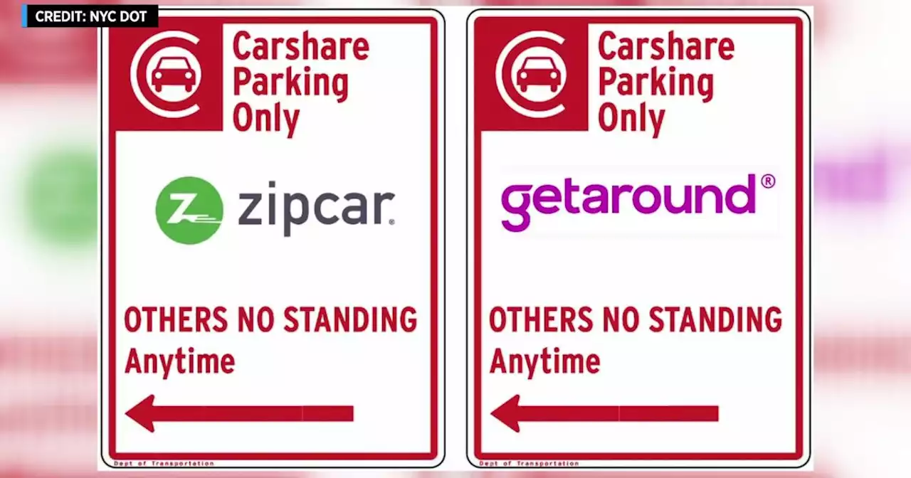 New York City installs dozens of parking spaces for carshare vehicles