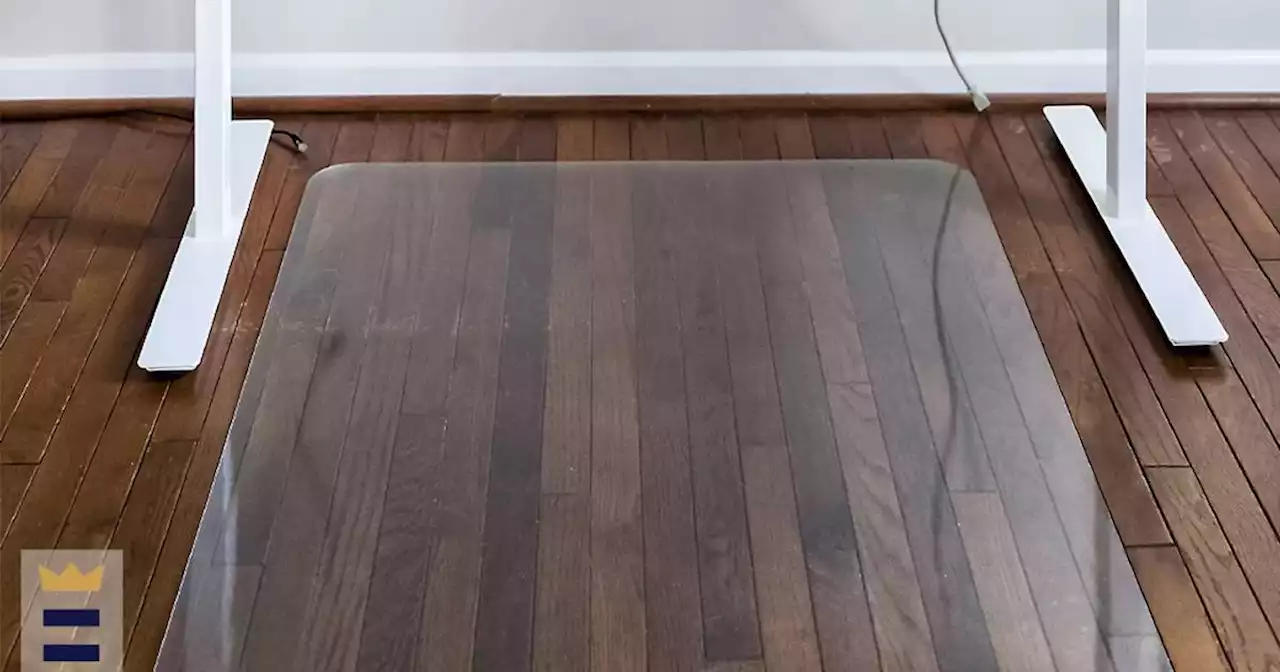 Save your hardwood floors with a chair mat