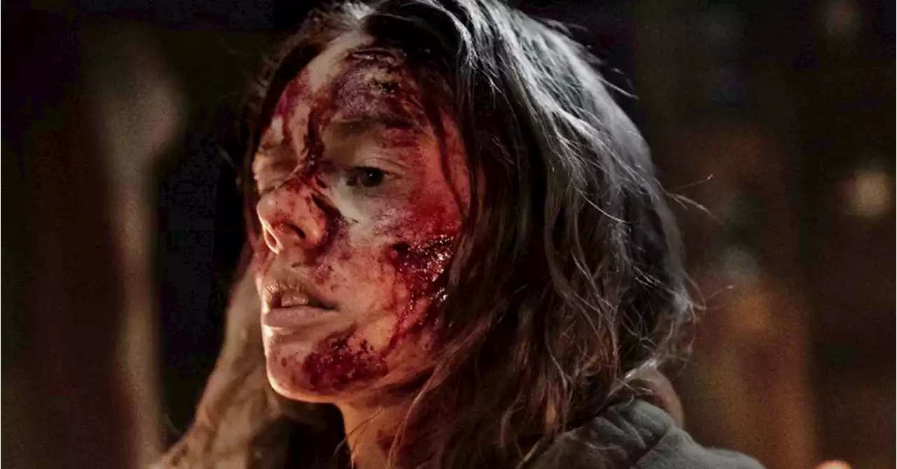 Action-Horror Azrael First Look Offers Up a Bloodied Samara Weaving