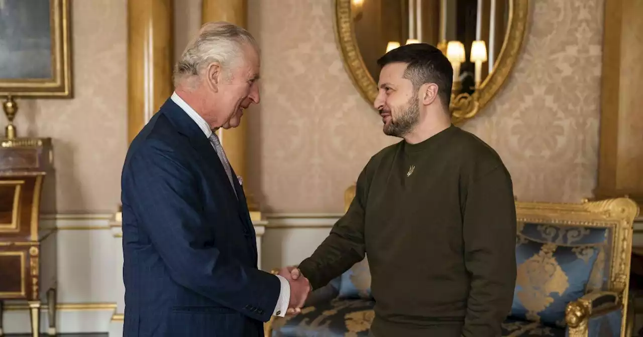 Zelensky meets with King Charles III in first visit to UK since invasion