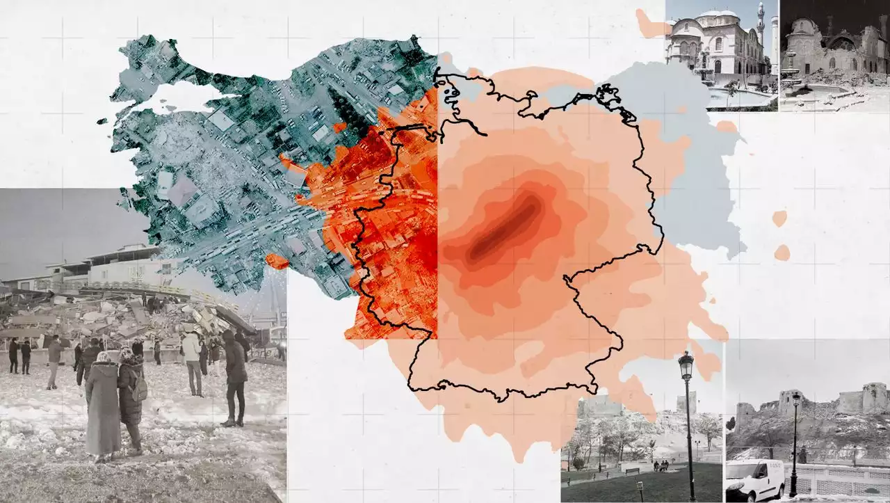 (S+) Erdbeben in der Türkei und Syrien: Ein Beben, so groß wie Deutschland - Karten und Grafiken