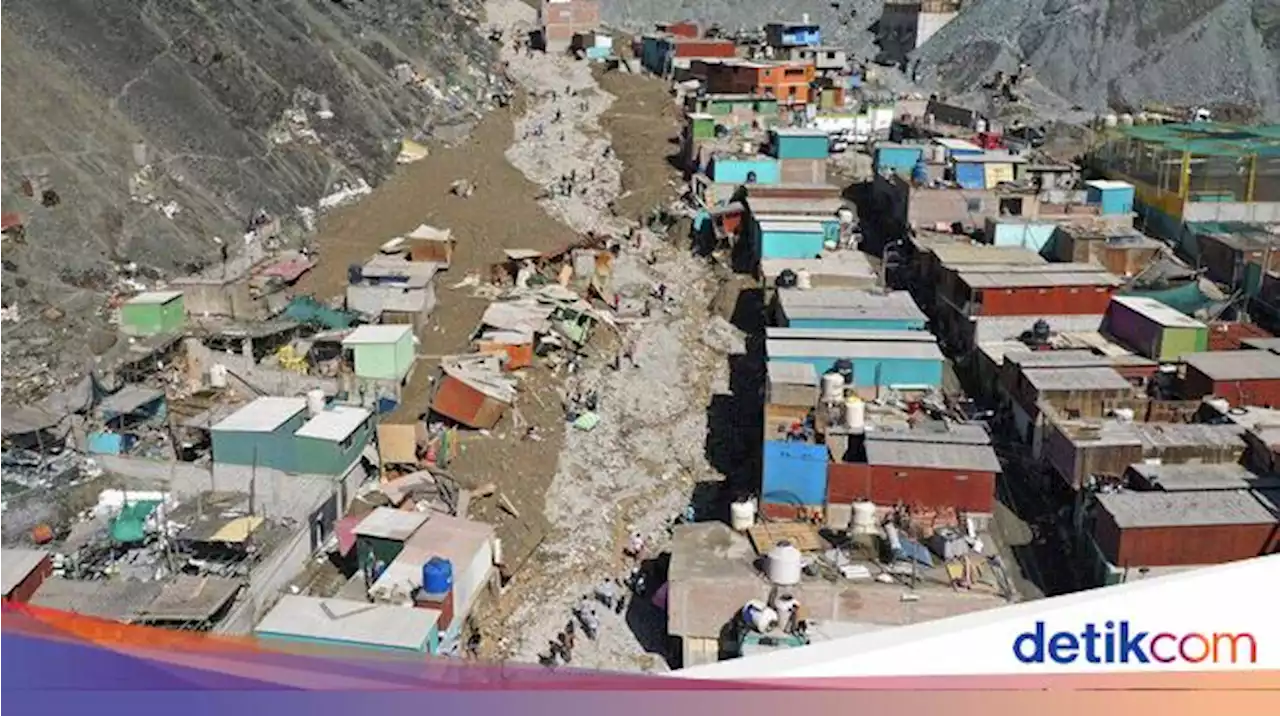 Rumah-rumah di Peru Hancur Tertimbun Longsor, 15 Orang Tewas