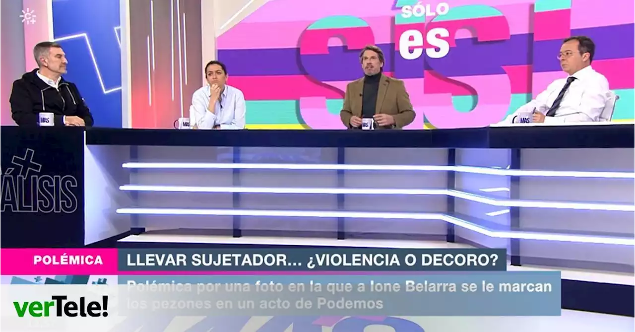 Canal Sur monta un debate sobre los pezones de Ione Belarra: 'Llevar sujetador, ¿violencia o decoro?'