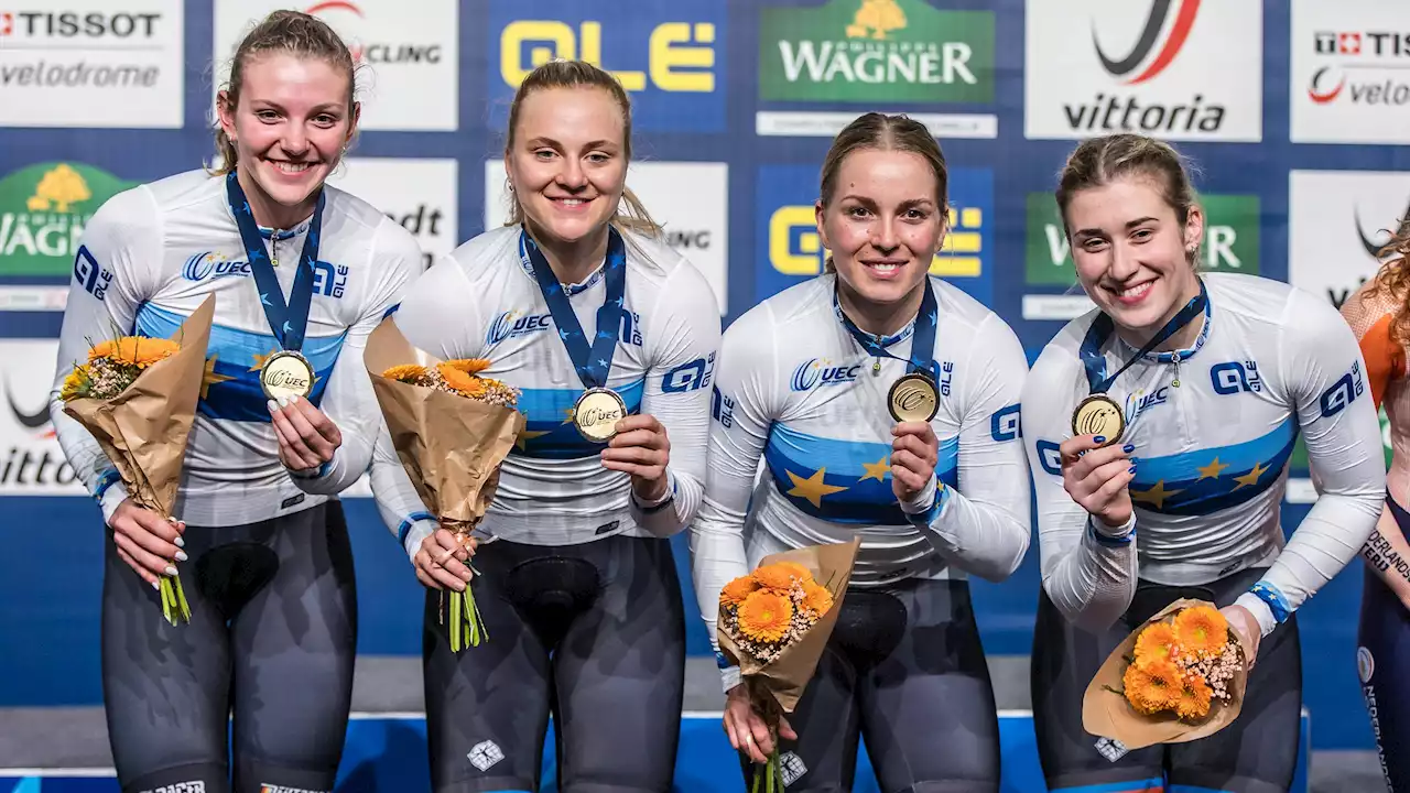 Bahnrad-EM - Deutscher Traum-Auftakt in Grenchen: Sprint-Frauen und Tim Torn Teutenberg holen Gold