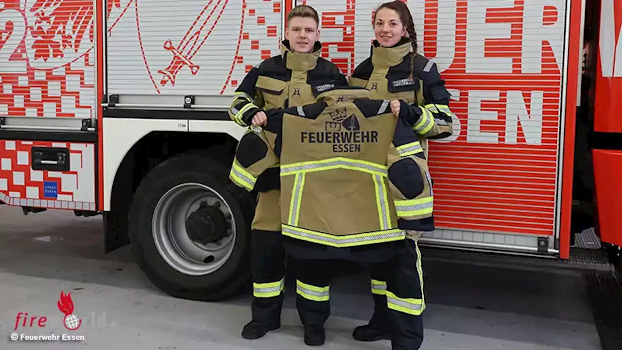 D: Neue sandfarbene Schutzkleidung für die Einsatzkräfte der Feuerwehr Essen