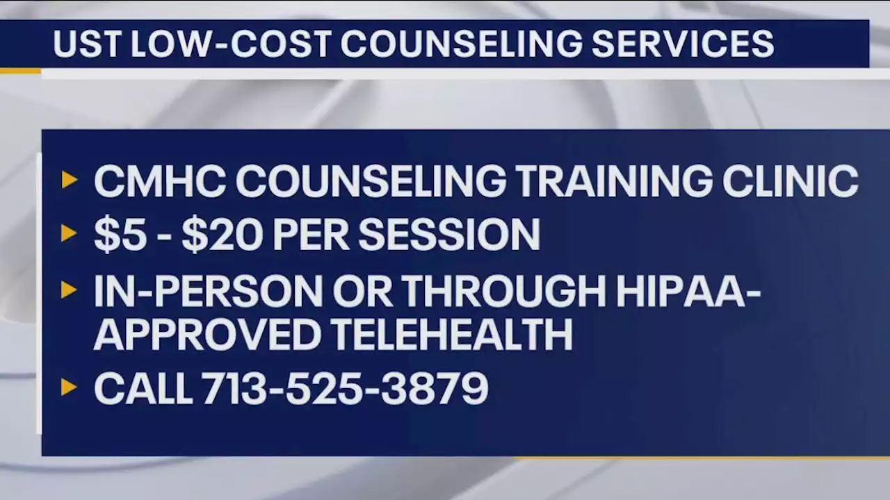 University of St. Thomas offering low cost counseling services