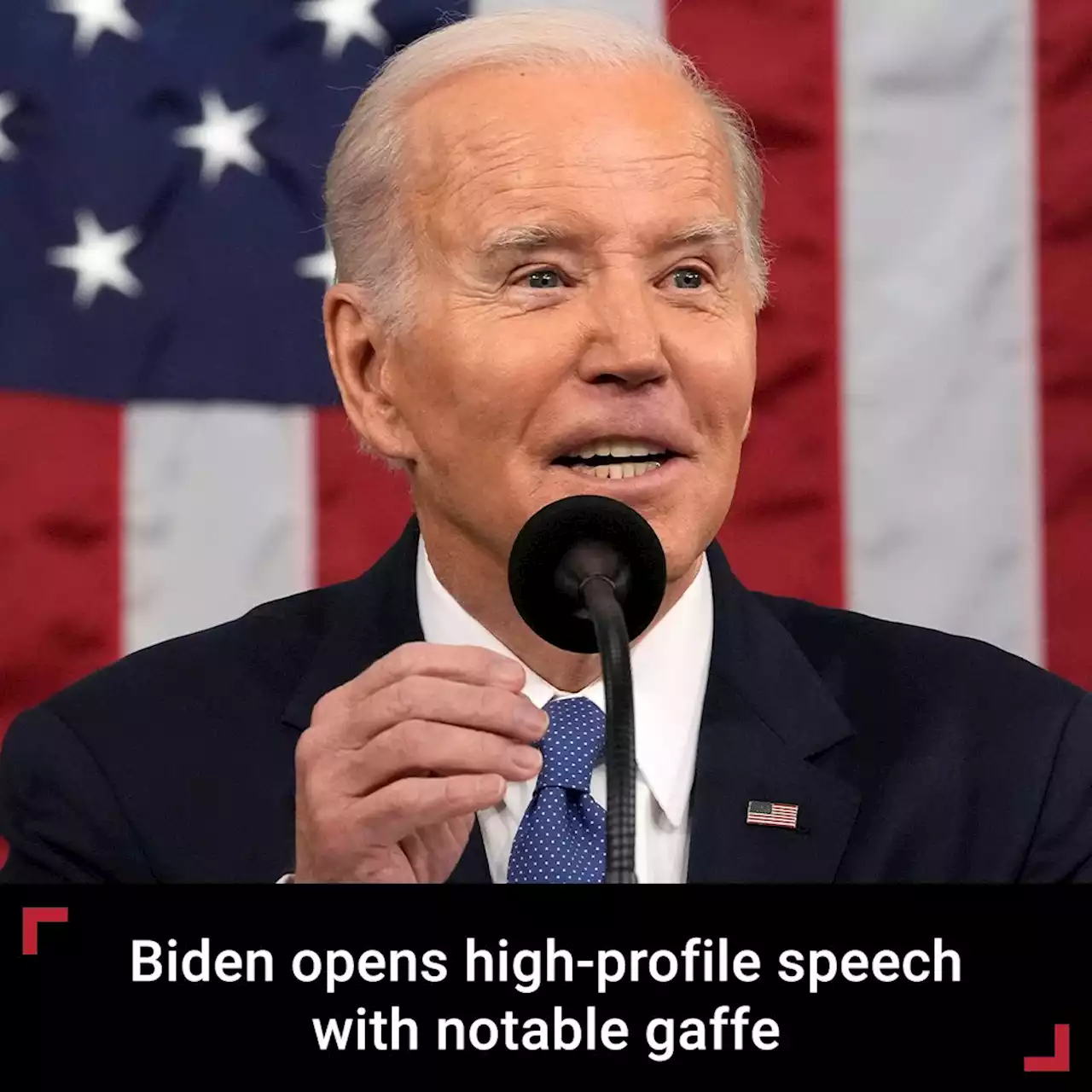 Biden opens SOTU speech with gaffe calling Schumer 'minority leader'