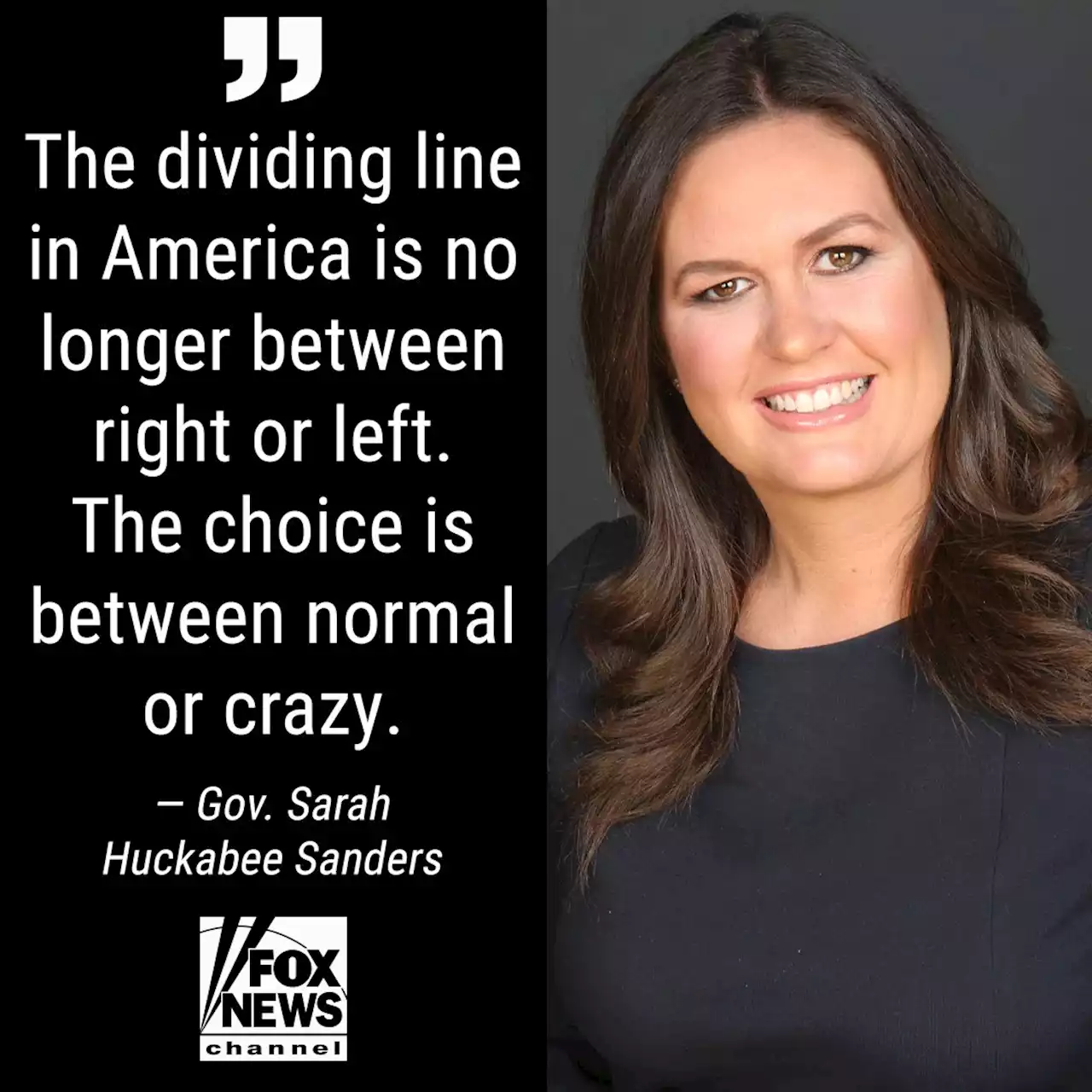 Sarah Sanders delivers GOP rebuttal to Biden SOTU, says Americans have a choice 'between normal or crazy'