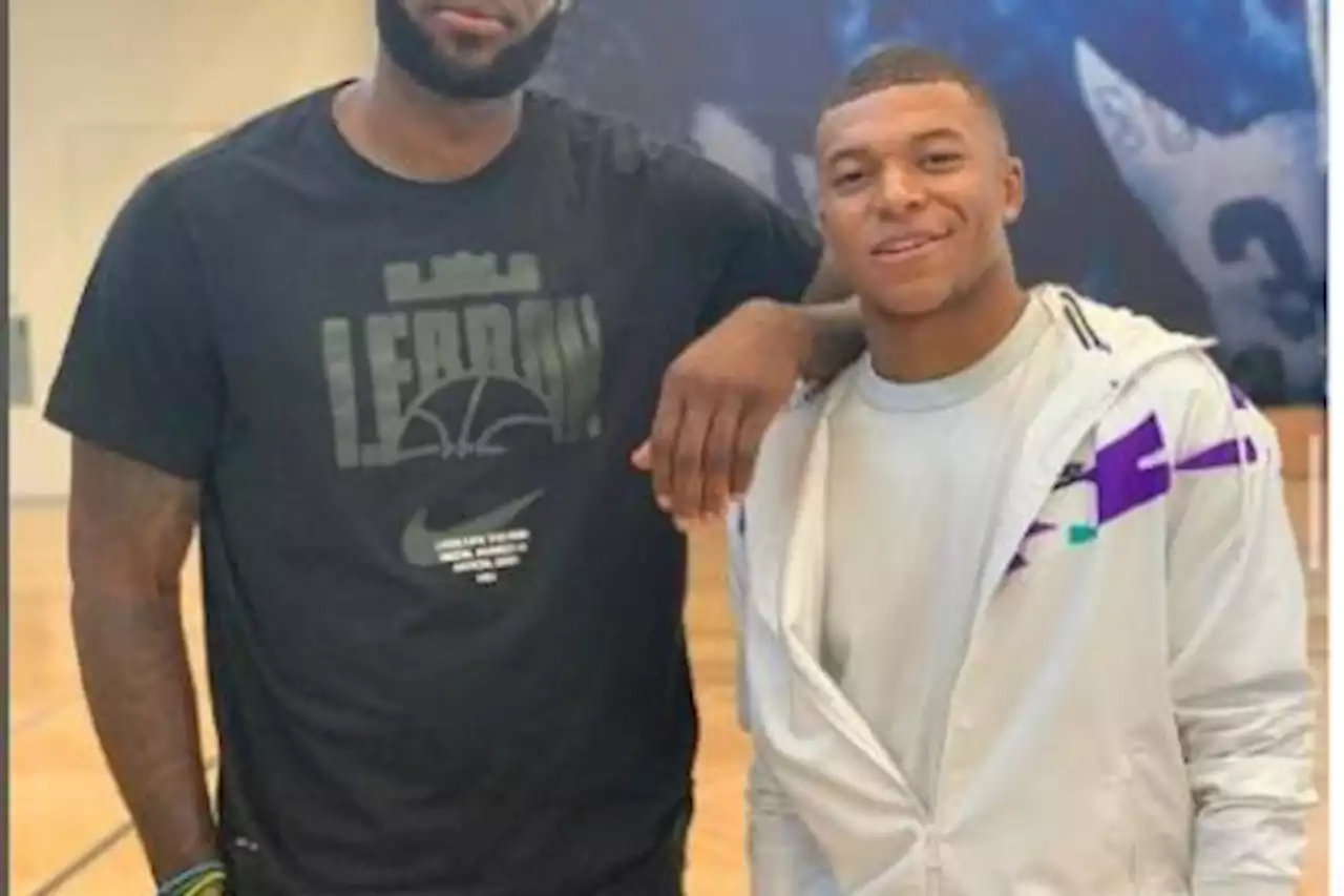 Mbappé se rinde ante el récord de Lebron James: 'el más grande'