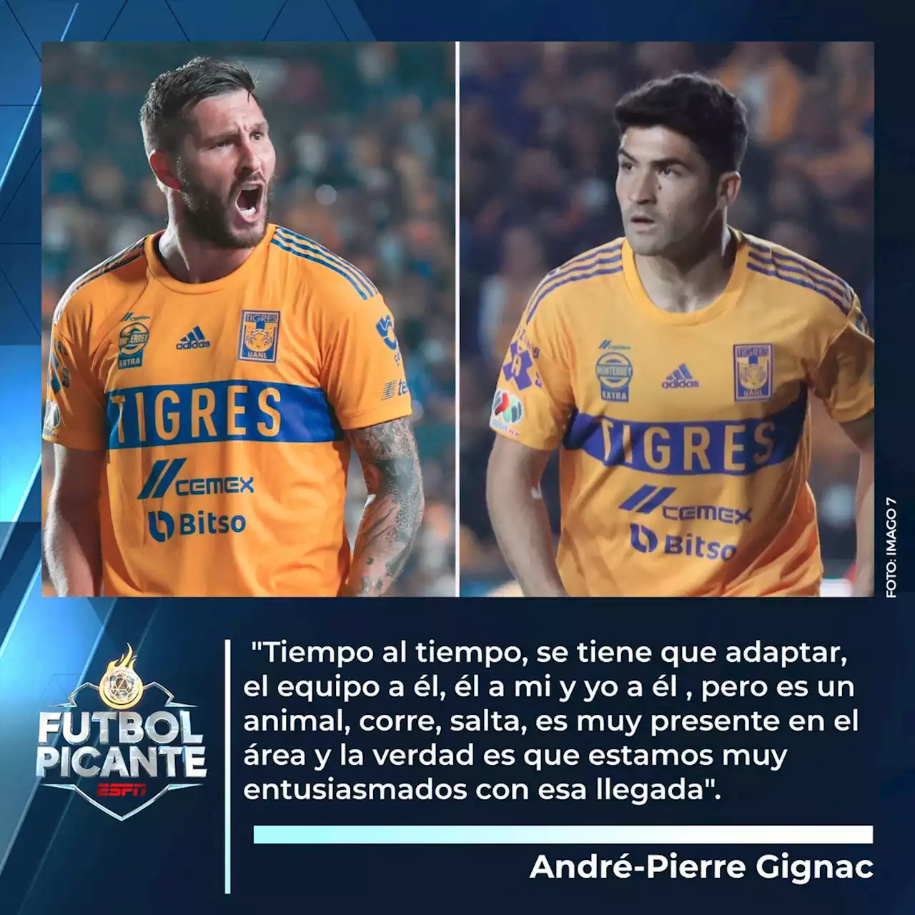 André-Pierre Gignac: Nicolás Ibáñez es un animal, salta, corre, estamos entusiasmados con su llegada