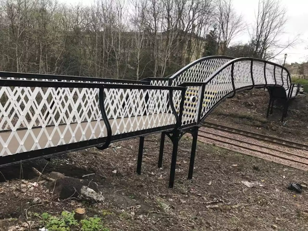 Historic footbridge deemed 'not viable' to stay in Glasgow moved to Angus