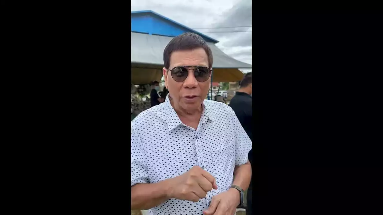 Ex-prez Duterte: Executive Dep’t must issue ‘very strong’ statement vs. illegal drugs