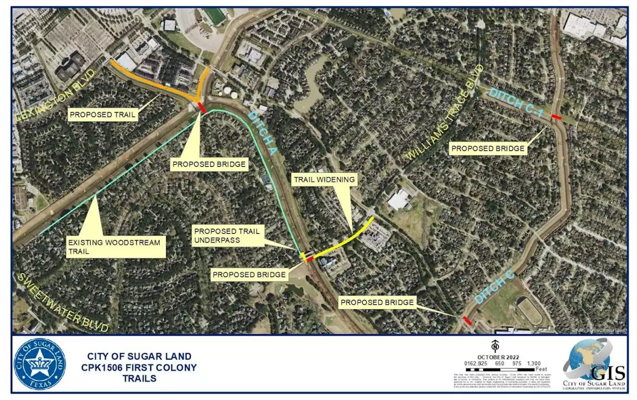 Sugar Land breaks ground on $3.3M trail connecting master-planned First Colony community