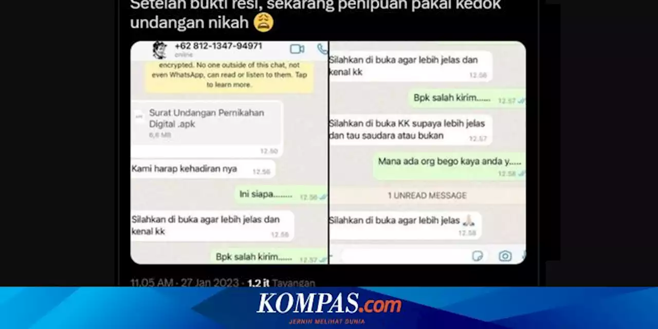 Bobol Rekening Lewat WhatsApp, Dosen Unair: Pelaku Incar Pengguna HP Android