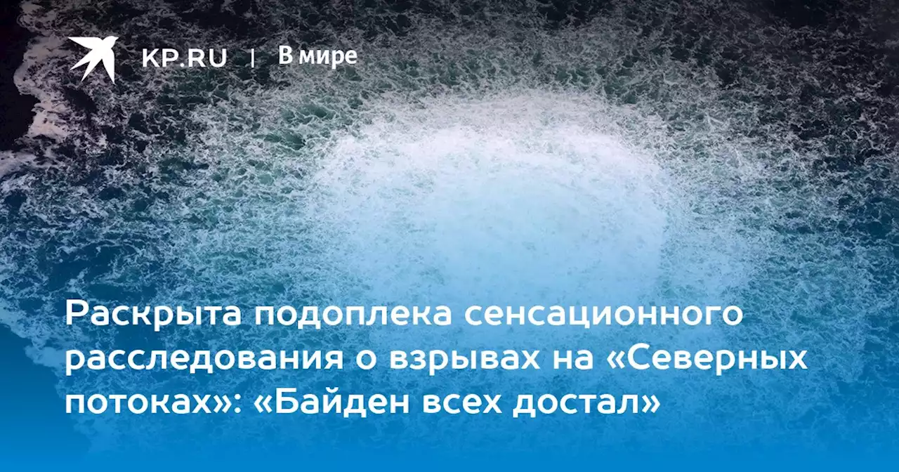 Кто такой Сеймур Херш, разоблачивший США с «Северными потоками»