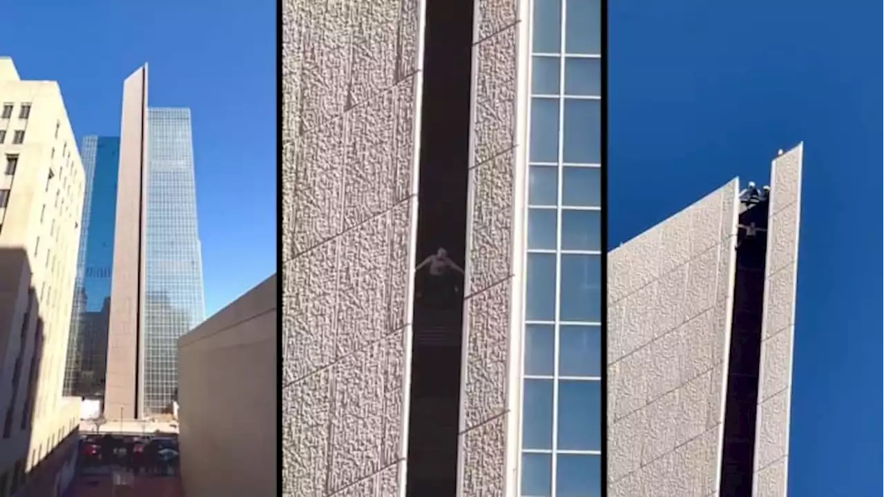 Anti-abortion activist known as ‘pro-life Spiderman’ arrested after scaling skyscraper