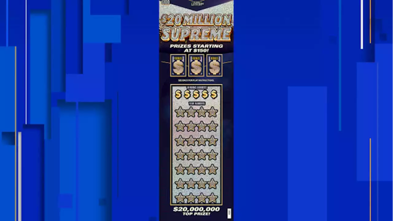 Boerne resident wins $20 million in lottery scratch-off game