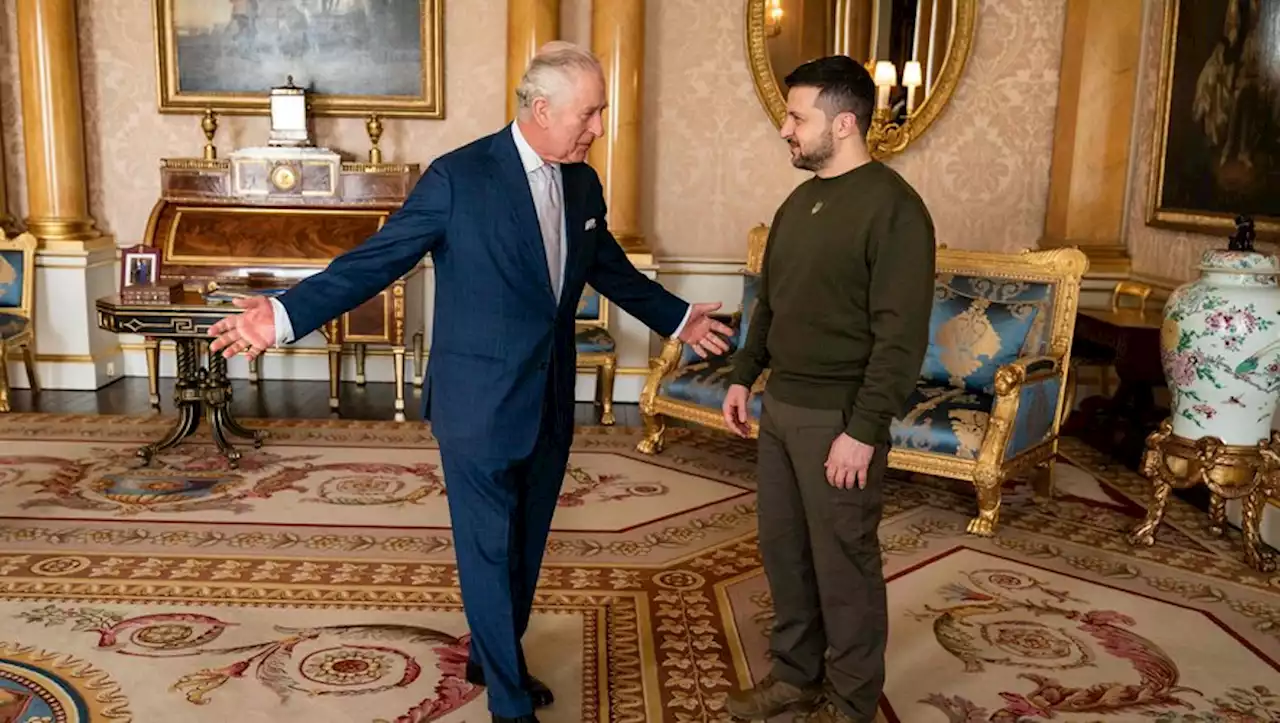 Le président ukrainien Volodymyr Zelensky a rencontré le roi Charles III à Buckingham Palace