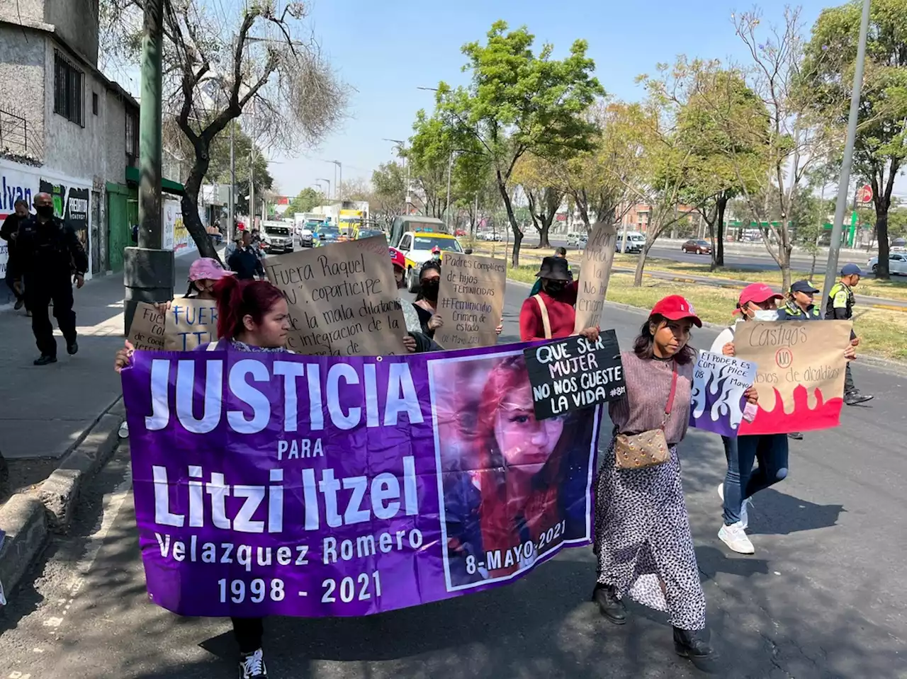 Marchan familiares de Litzia Itzel, víctima de feminicidio