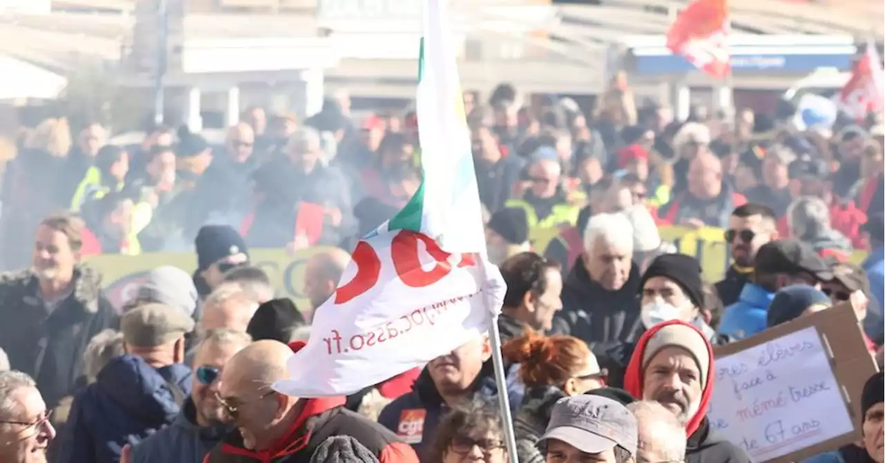 Réforme des retraites : à Marseille, un cortège moins dense, toujours déterminé