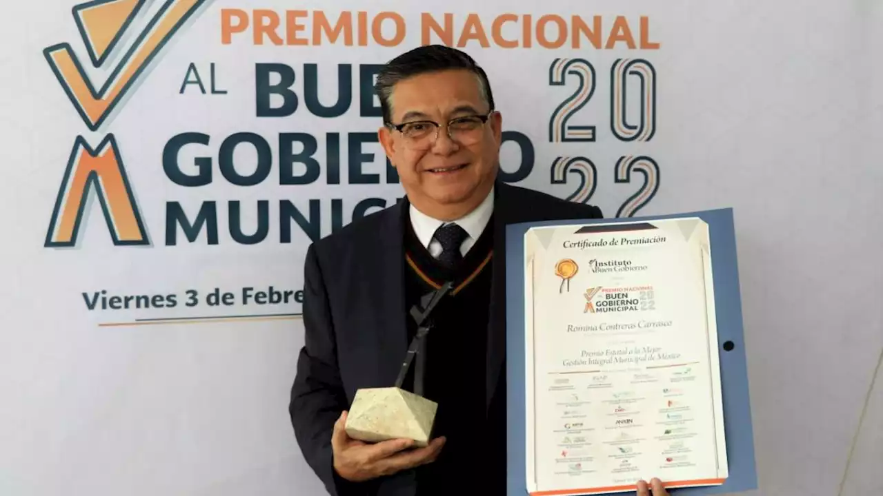 Obtiene Huixquilucan Premio Nacional por la Óptima Gestión Integral del Gobierno Municipal