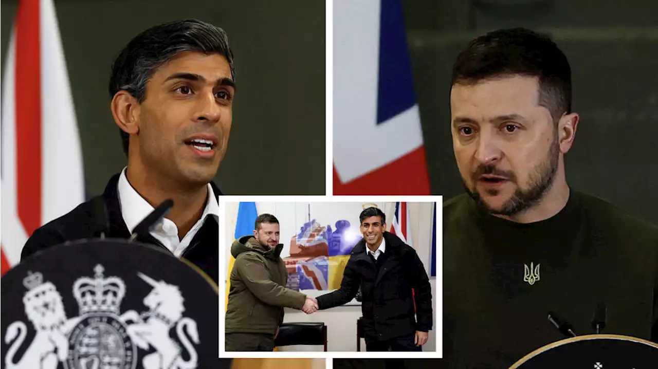 Sunak insists 'nothing is off the table' as Zelenskyy reiterates call for British fighter jets