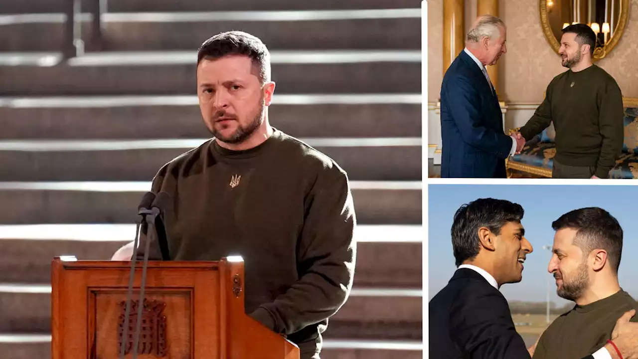 'Wings for freedom': Zelenskyy thanks Britain for support as he asks for fighter jets in historic Parliamentary address