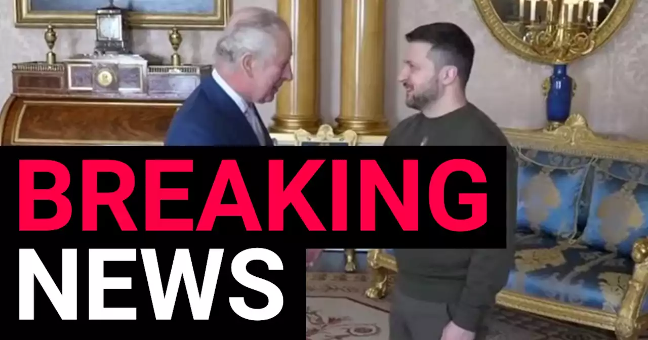 King Charles meets Zelensky for the first time at Buckingham Palace