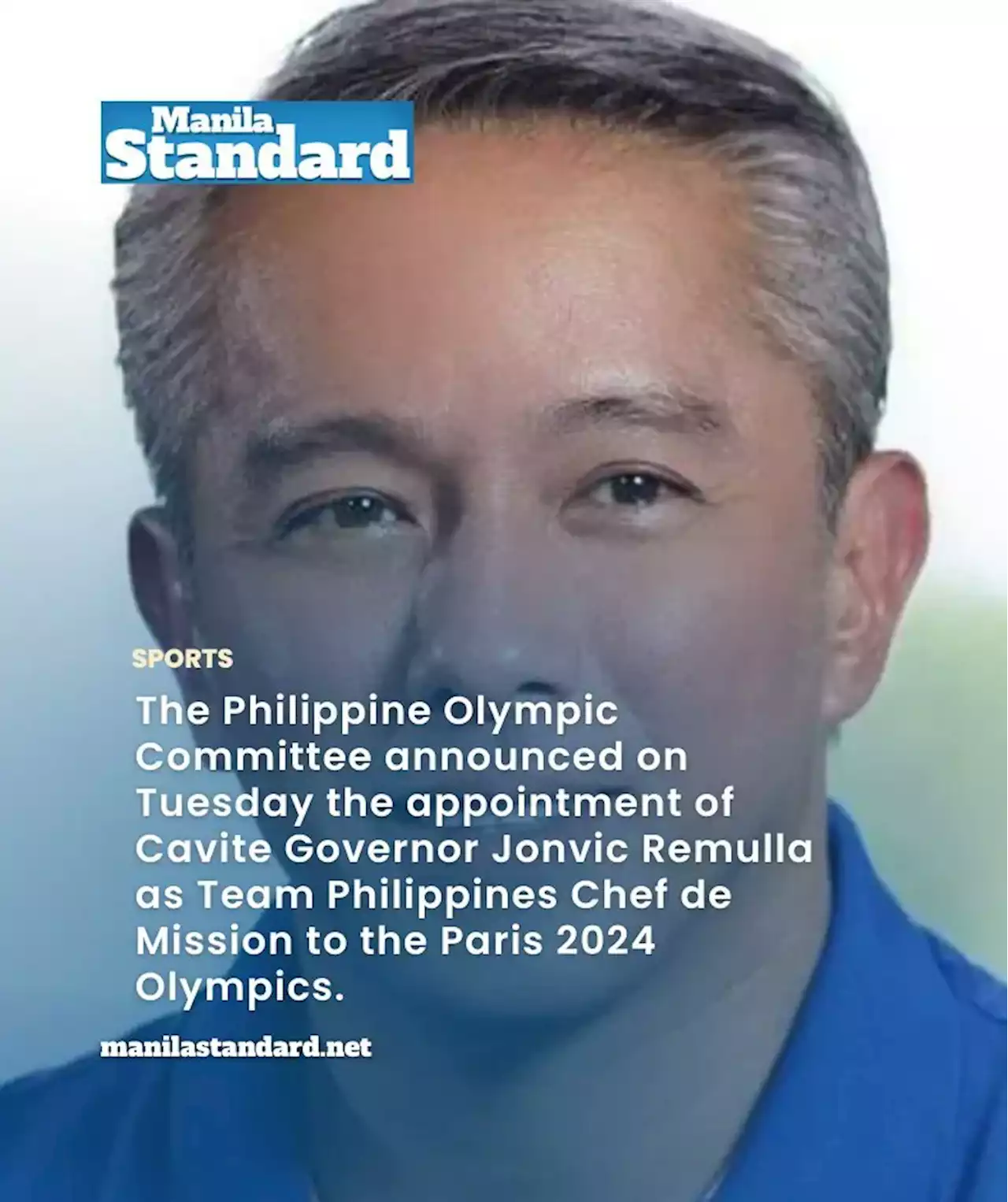 Remulla named Chef de Mission to Paris Olympics