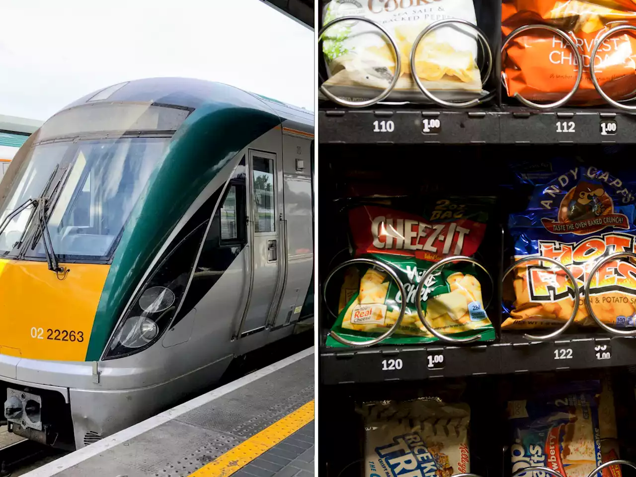 Irish Rail 'exploring' putting vending machines on trains