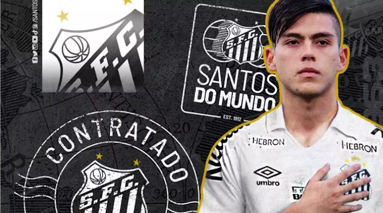 Millonarios y Santos oficializaron la llegada de Daniel Ruiz al fútbol brasileño