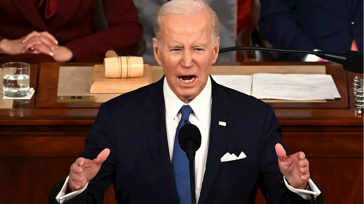 Biden makes a pitch to 'finish the job' in his State of the Union address