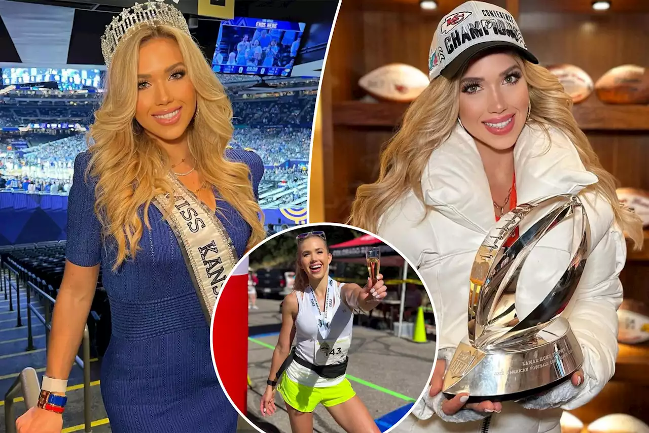 The life of Gracie Hunt: Marathon-running former Miss Kansas USA is living Super Bowl dream