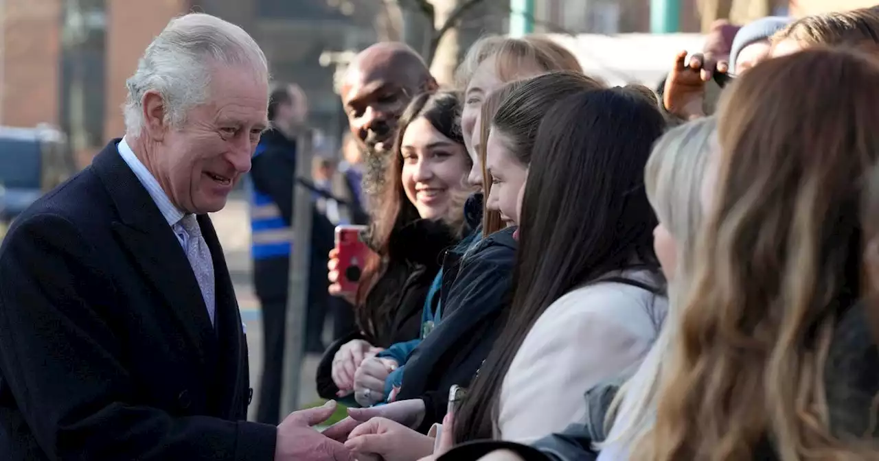 King Charles laughs off student's awkward request to 'bring back' Prince Harry