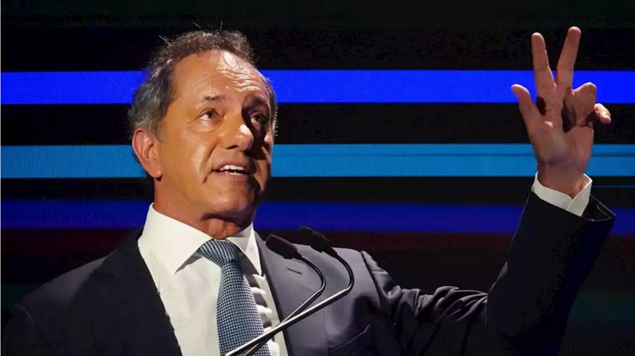 Daniel Scioli: 'Mi estilo es una diplomacia emocional'