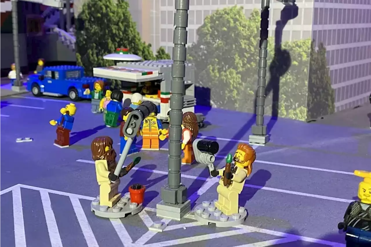 Poles are getting greased at Philadelphia’s Legoland Discovery Center, thanks to a Super Bowl wager