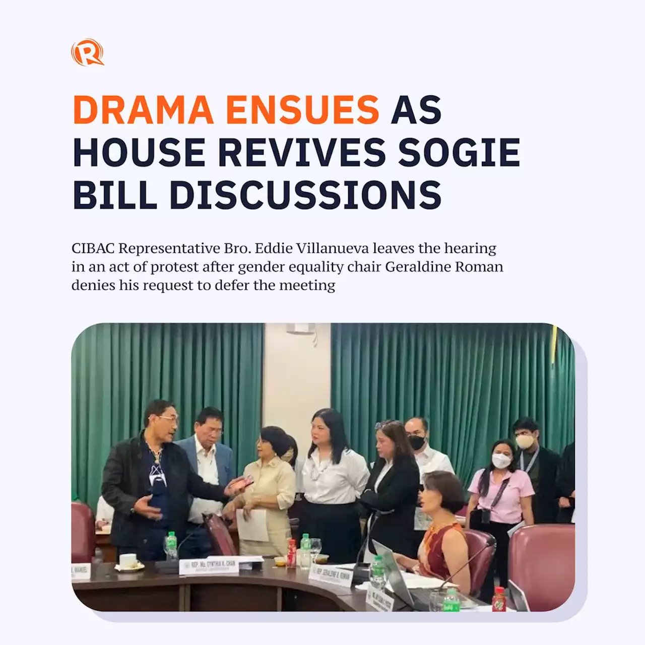 Drama ensues as House revives SOGIE bill discussions