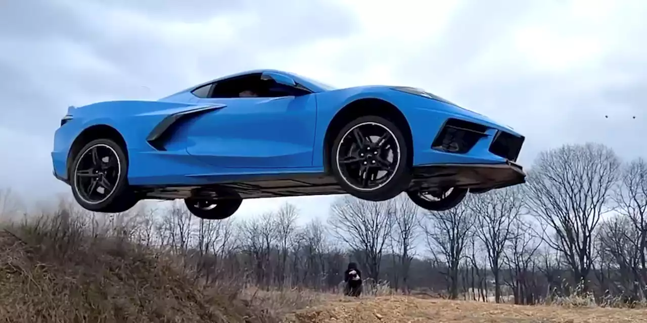 Yes, You Can Jump a C8 Corvette