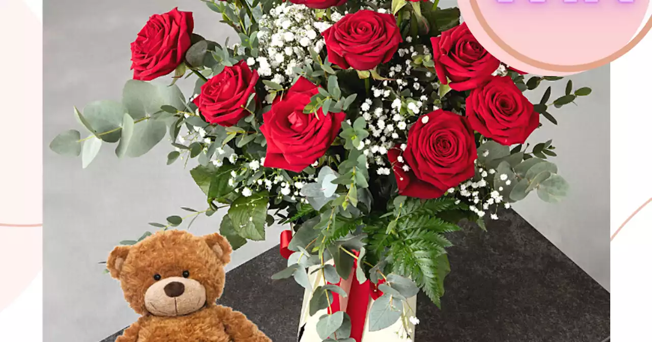 Win a fabulous bouquet of red roses & a teddy just in time for Valentine’s day