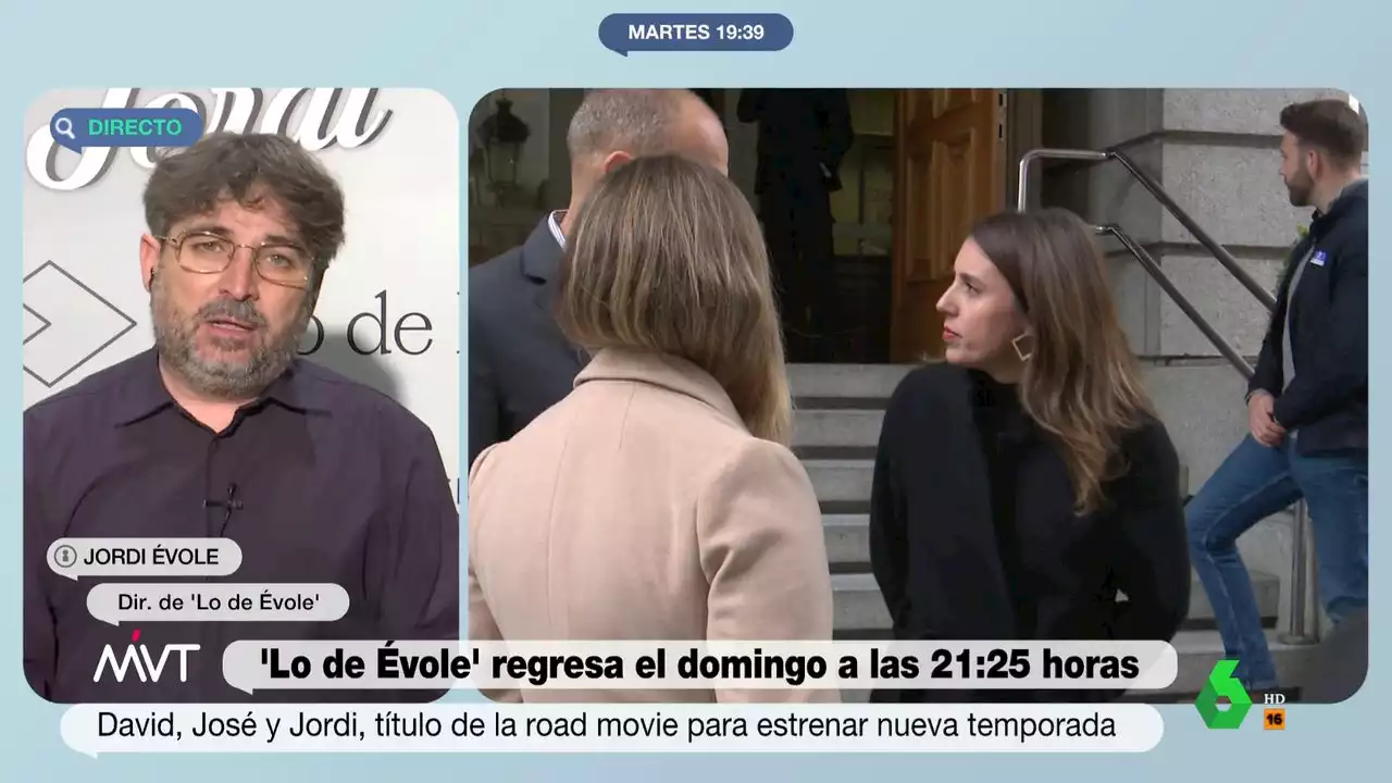 Jordi Évole, sobre la ley del 'solo sí es sí': 'Cuando las mujeres legislan, parece que hay hombres a los que le molesta'