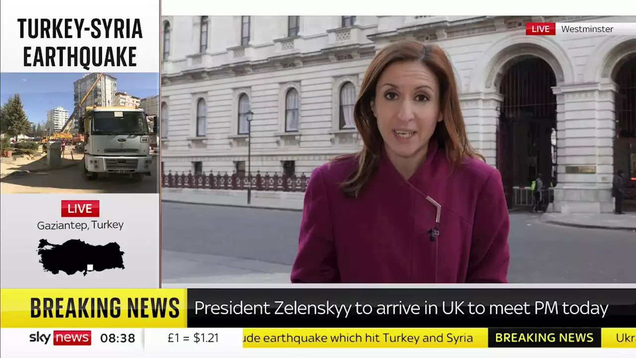 Ukrainian President Volodymyr Zelenskyy to arrive in UK today in first visit since Russian invasion