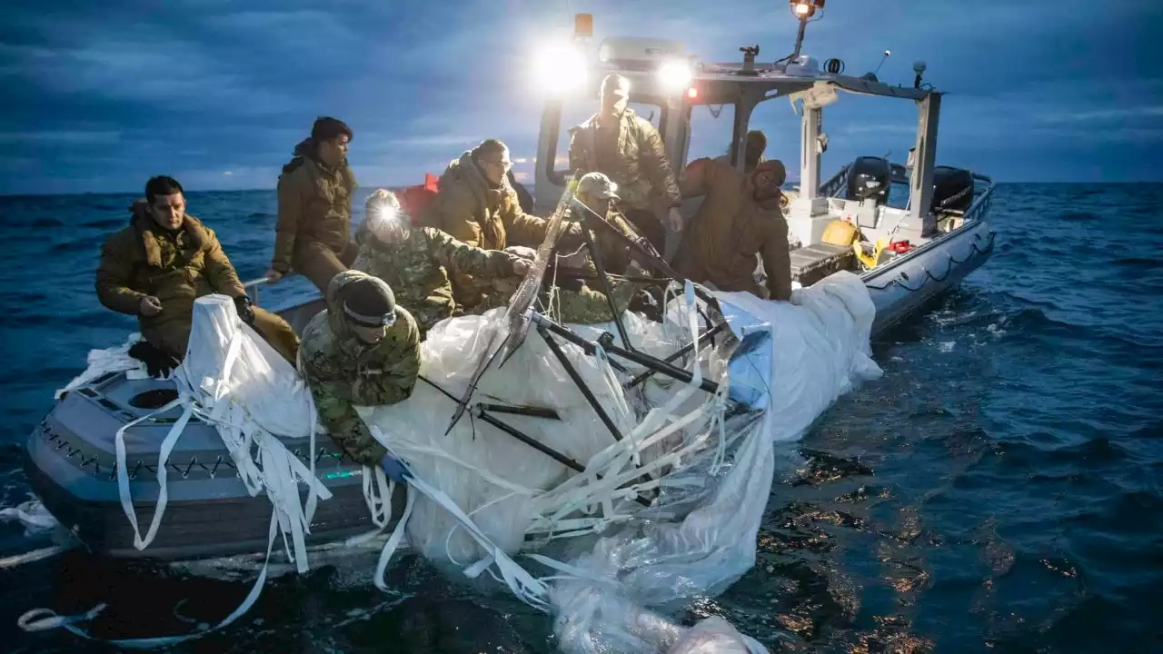 US Navy divulge up-close images and details of captured Chinese spy balloon