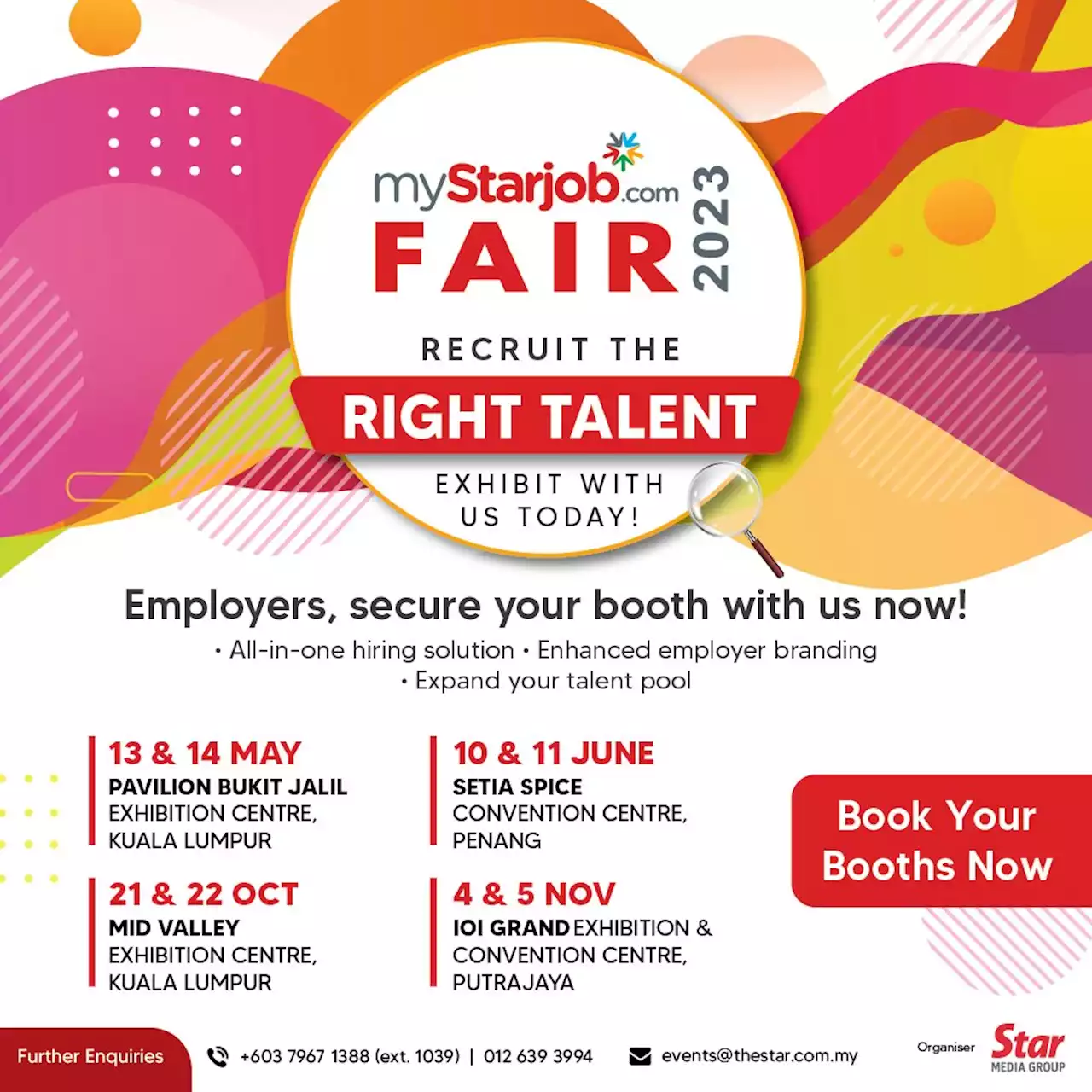 myStarjob Fair 2023 - Exhibitor Interest Form