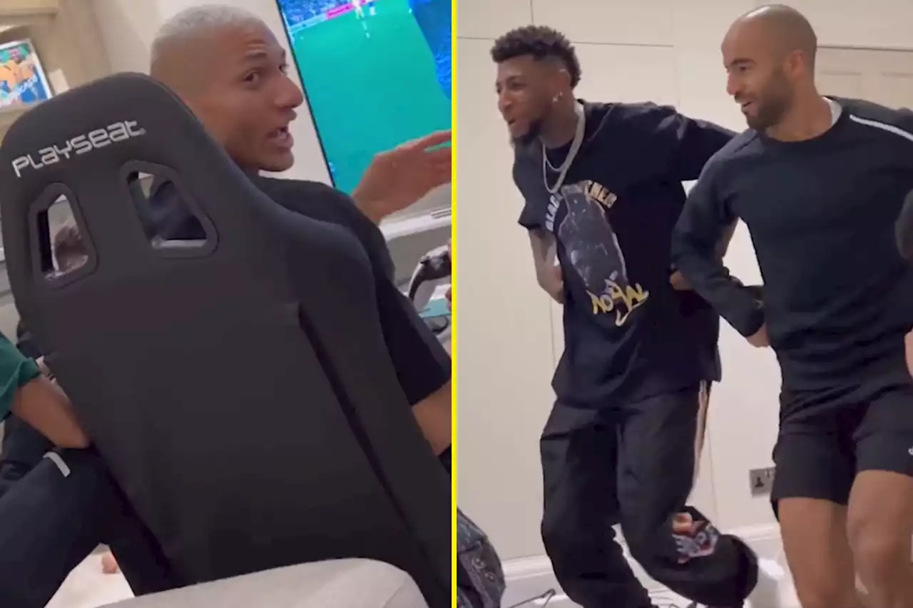 Spurs stars mock Richarlison with his pigeon celebration after scoring against him on FIFA