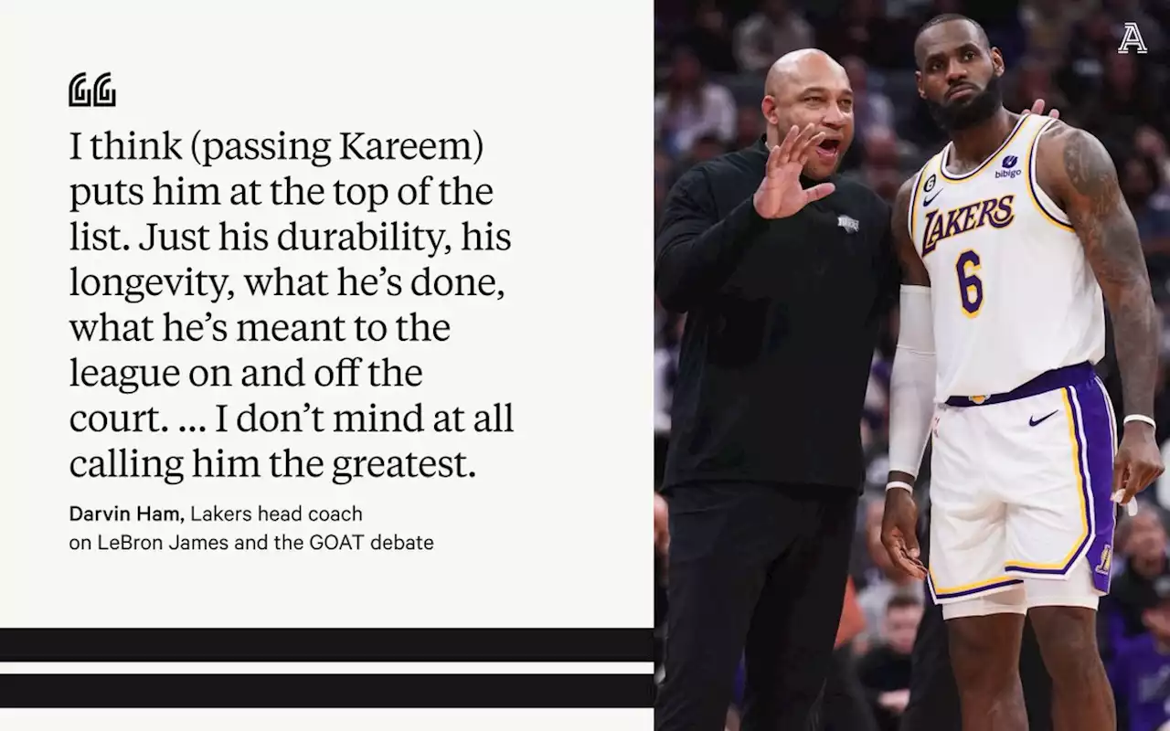 Darvin Ham has a unique vantage point on the LeBron vs. MJ GOAT debate