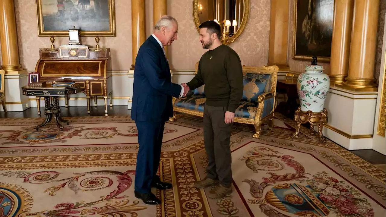 Zelensky Meets King Charles in Surprise U.K. Visit