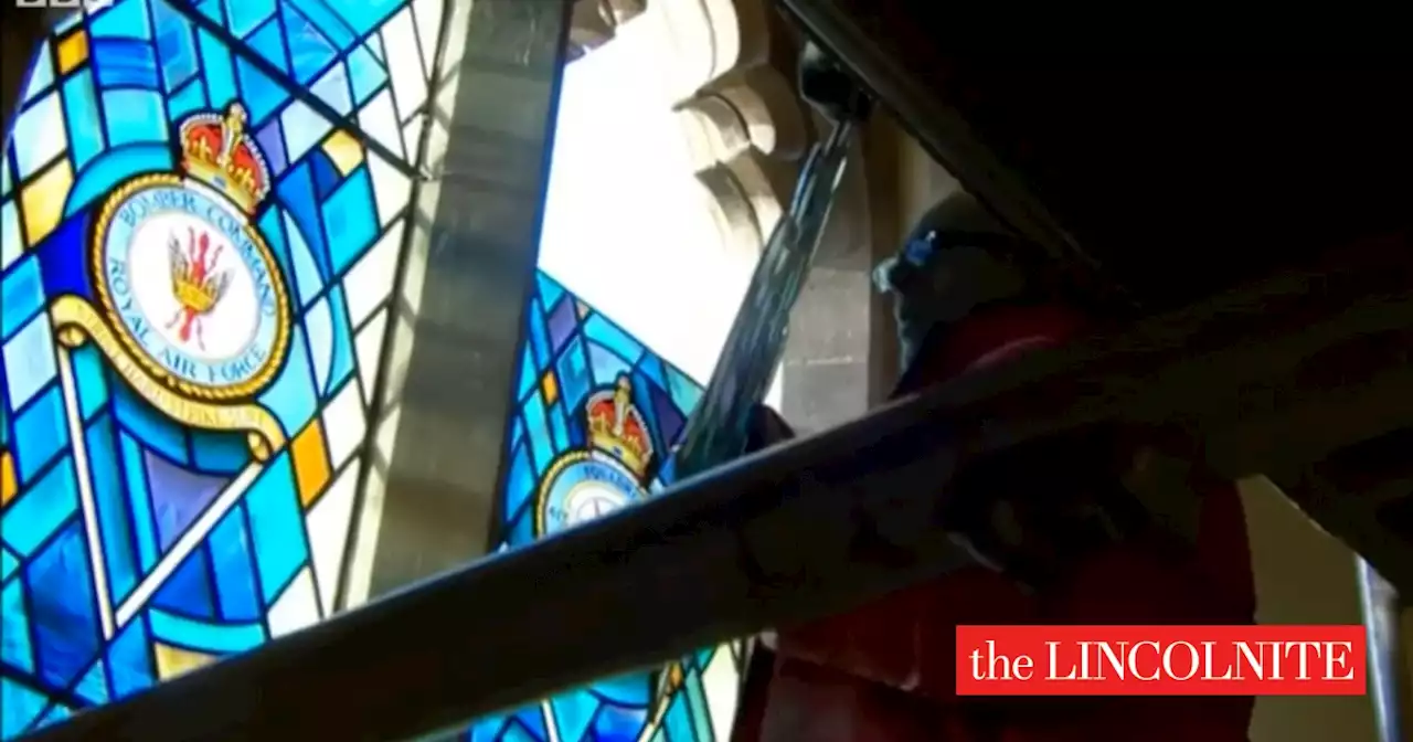 Scampton church installs 617 Squadron-inspired stained glass window