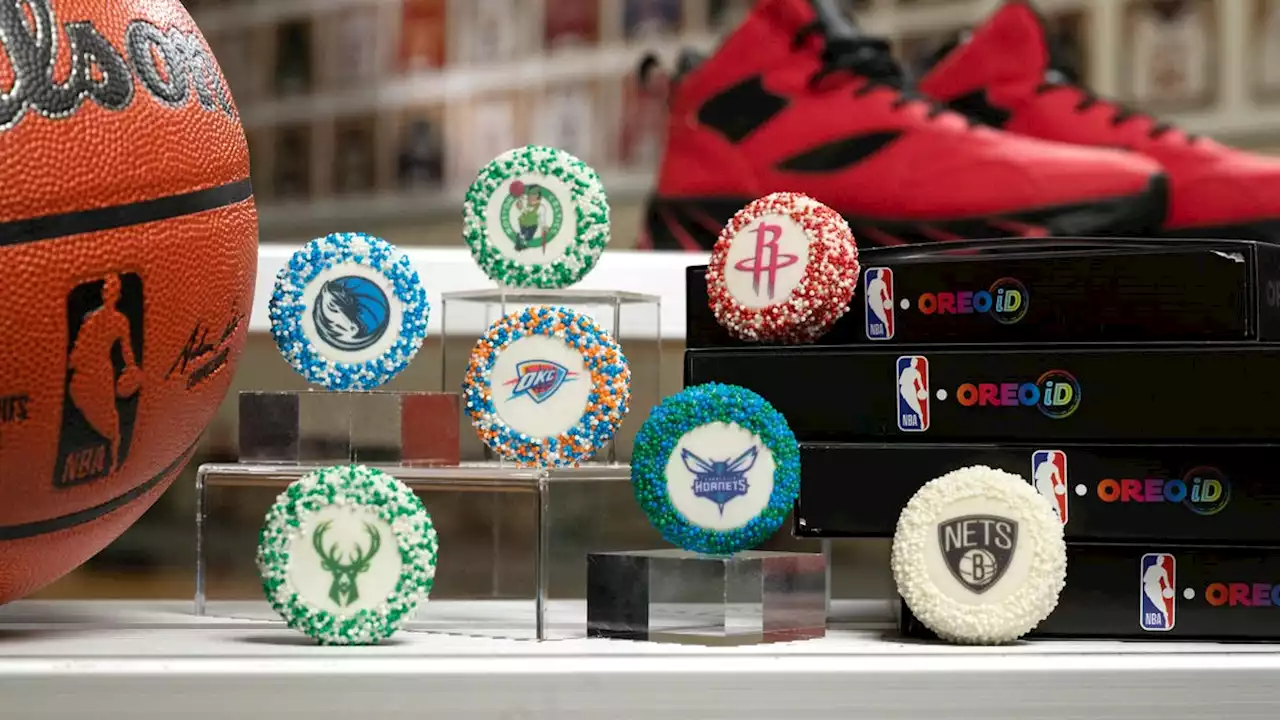 These new Oreos were made to dunk: Specialty 12-packs of NBA logo cookies start at $40