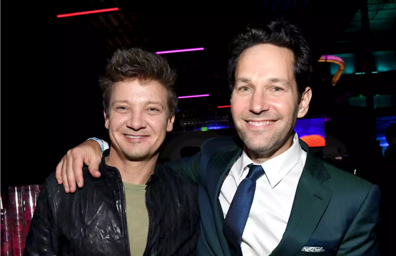 Paul Rudd, Evangeline Lilly Give Jeremy Renner Health Update After Snow Plow Accident: ‘He’s Wheeling Himself Around and Laughing’